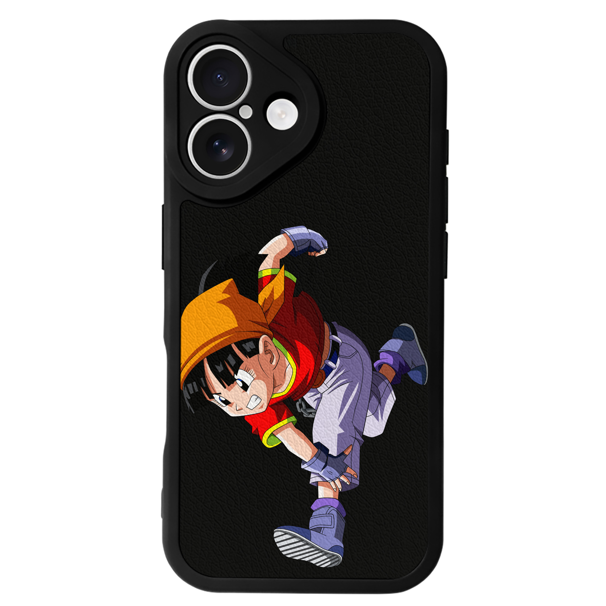 （画像用） ドラゴンボール パン DRAGON BALL Pan 【iPhone 16シリーズ対応】シリコンスマホケース（レザー調） 材質：シリコン